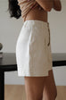 Sun daze lite short in white/navy
