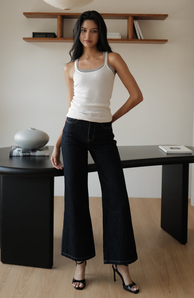 Airflow denim trousers in navy