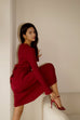 My natural beauty maxi knit dress