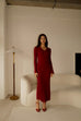 My natural beauty maxi knit dress